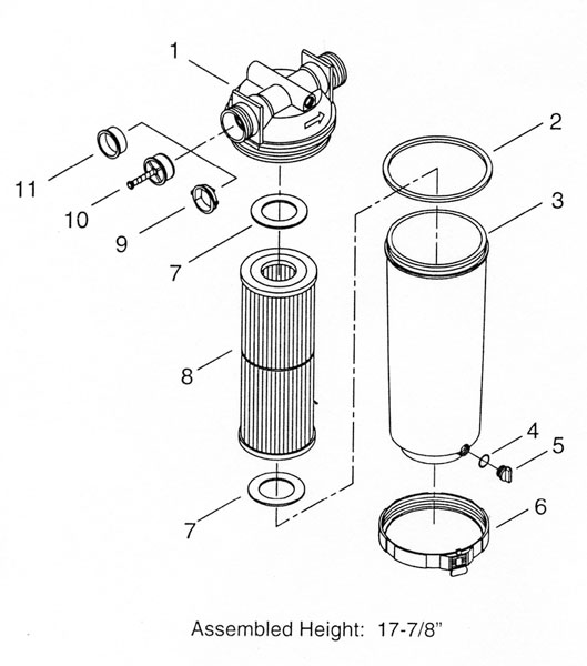 Waterway In-Line Filter