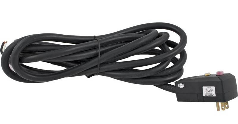 60-555-2400 - CORD, GFCI, LEVITON, SPST,120V,15Amp,w/ 15' CORD - 30-0061B-K - 60-555-2400