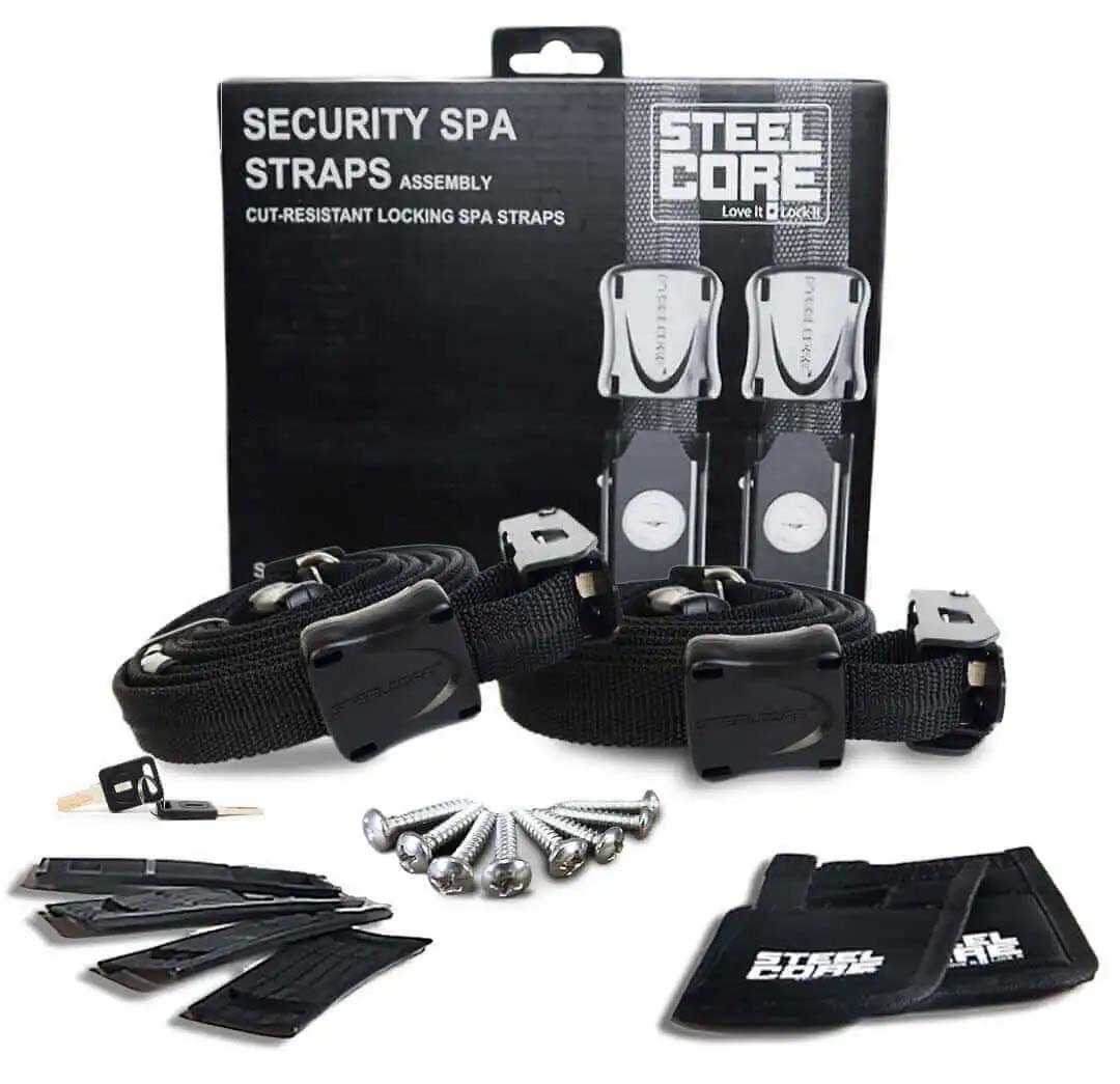 Steel Core - Spa Security Strap Kit For Hot Tubs