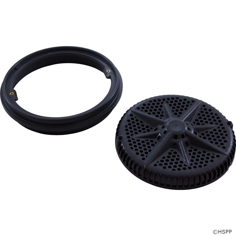 55-102-1212 - Main Drain Grate, Pent. StarGuard, 8 Inch ,72gpm, Dark Gray, Lg Ring - Pentair Pool Products - 500101 - 500101 - UPC - 788379791018 - 55-102-1212