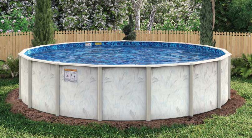 CA001252 - Caspian 12ft Round 52 Inch Deep Above Ground Pool Package - CA001252