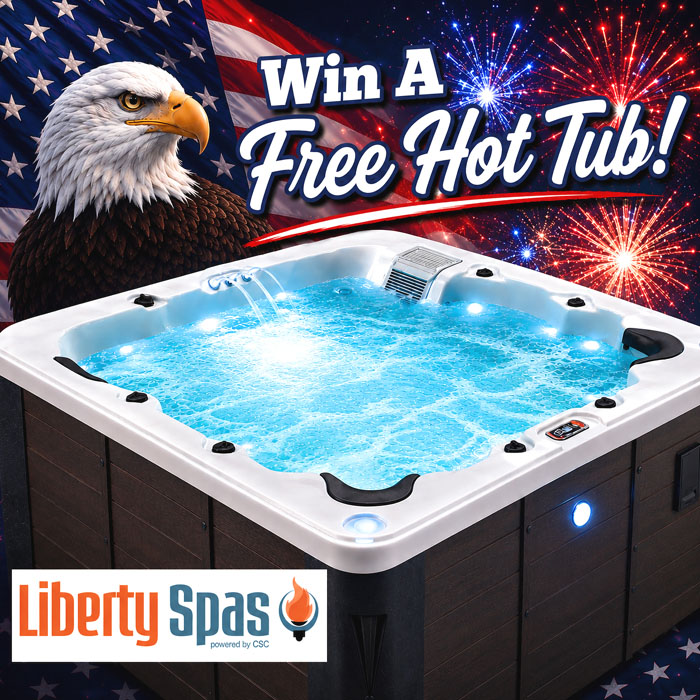 Enter To Win A Liberty Spas Model LYS6000 6 Person Hot Tub!