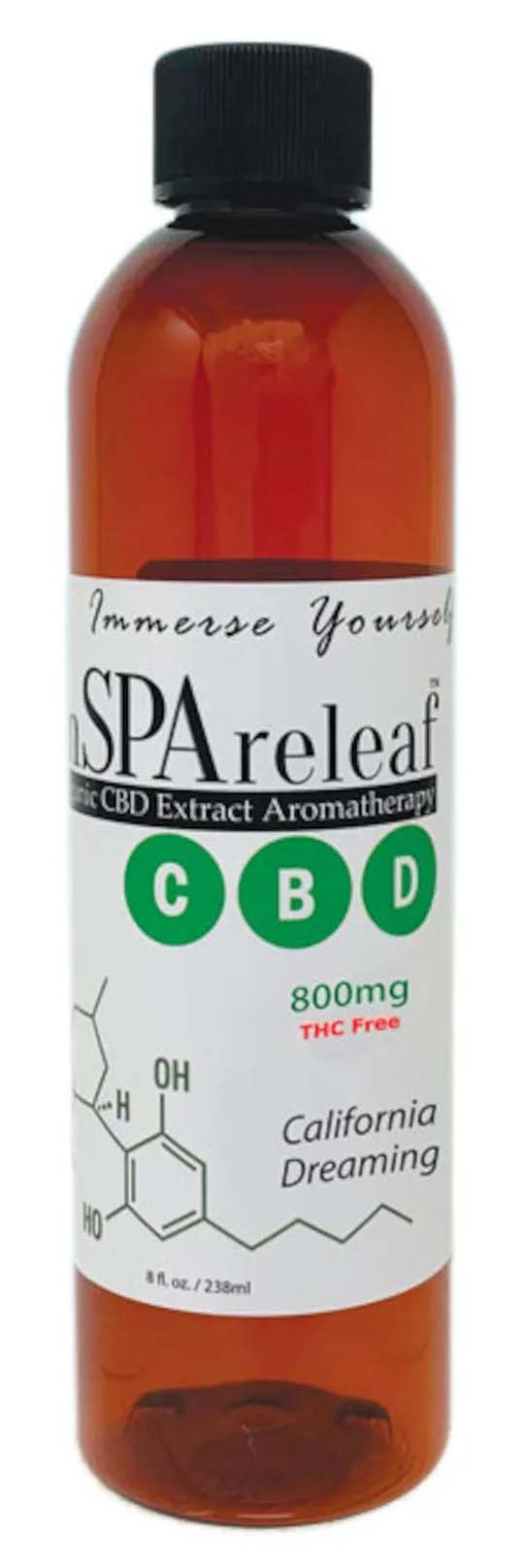 1694 - Insparation RELEAF CBD Aromatherapy Liquid, California Dreaming, 8oz Bottle - 1694