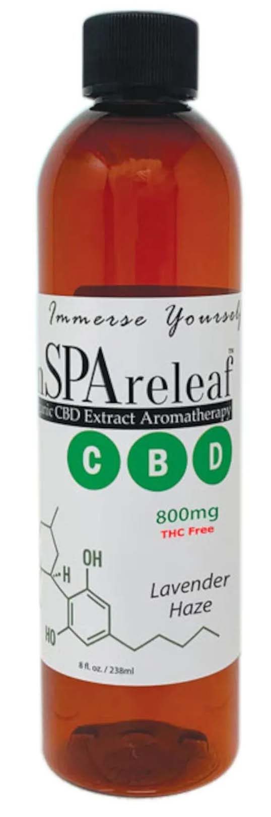 1696 - Insparation RELEAF CBD Aromatherapy Liquid, Lavender Haze, 8oz Bottle - 1696