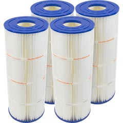 PA81-PAK4-EC - Pleatco Filter Cartridge - Diameter: 7 Inch, 177.8 mm, Length: 19.625 Inch, 498.475 mm, Top Hole Size: 3 Inch, 76.2 mm, Bottom Hole Size: 3 Inch, 76.2 mm, Media Sq Ft: 325, Media Weight: 4 oz. - PA81-PAK4 - PLEATCO - PA81-PAK4-EC - N