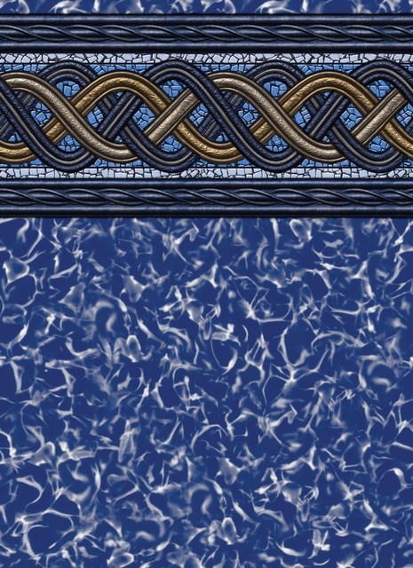 OBL0033CW52 - Ocean Blue 33ft Round Crystal Wave 20yr -- 30 Gauge/15 MIL -- 52 Inch Universal Bead Swimming Pool Liner - OBL0033CW52 OBL0033CW52 - Ocean Blue 33ft Round Crystal Wave 20yr -- 30 Gauge/15 MIL -- 52 Inch Universal Bead Swimming Pool Liner - OBL0033CW52