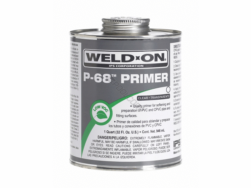 IPS-60-631 - Weld-On P-68 Primer - Clear - QT - 10209 - IPS-60-631