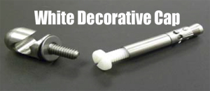 LL-WADC - Decorative Caps for Wall Anchors - Pack of 10 - LL-WADC - N