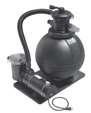 WAT520-1917-6S - Waterway 19 Inch Sand Filter System with 1.0hp Pump - WAT520-1917-6S
