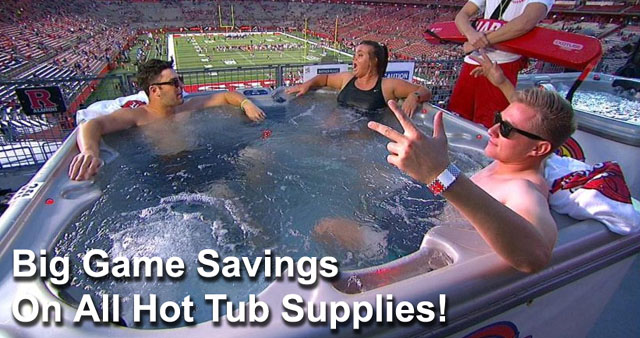 Hot Tub Chemical Savings For The Big Game