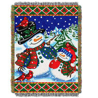 Large Selection Of Christmas Themed Woven Tapestries