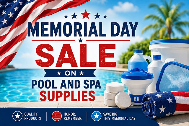 Memorial Savings On Pool And Spa Supplies