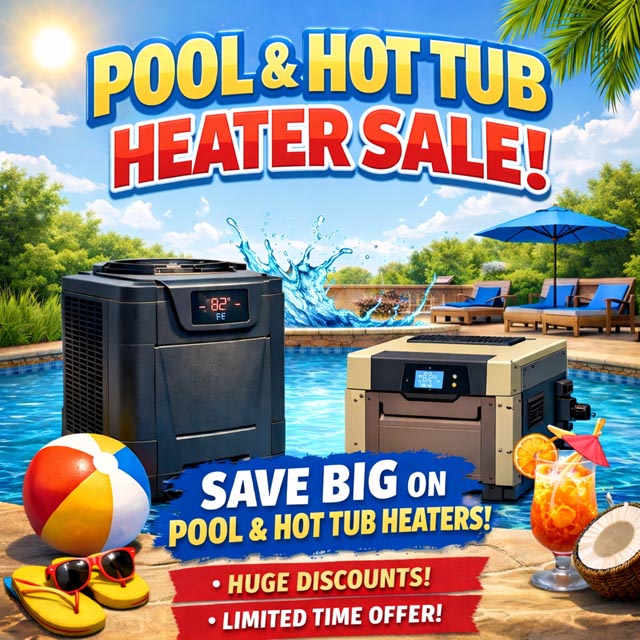 Hot Deals On Pool And Hot Tub Heaters