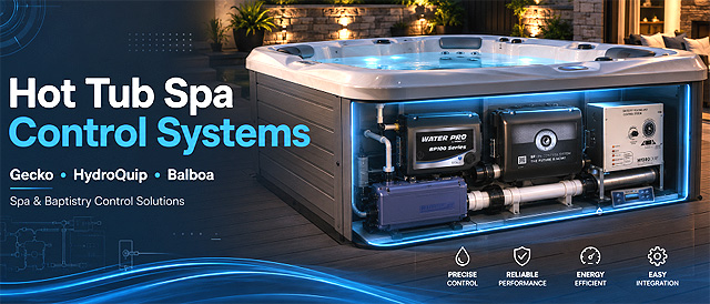 Hot Tub Control Systems, Topside Pads And Heaters